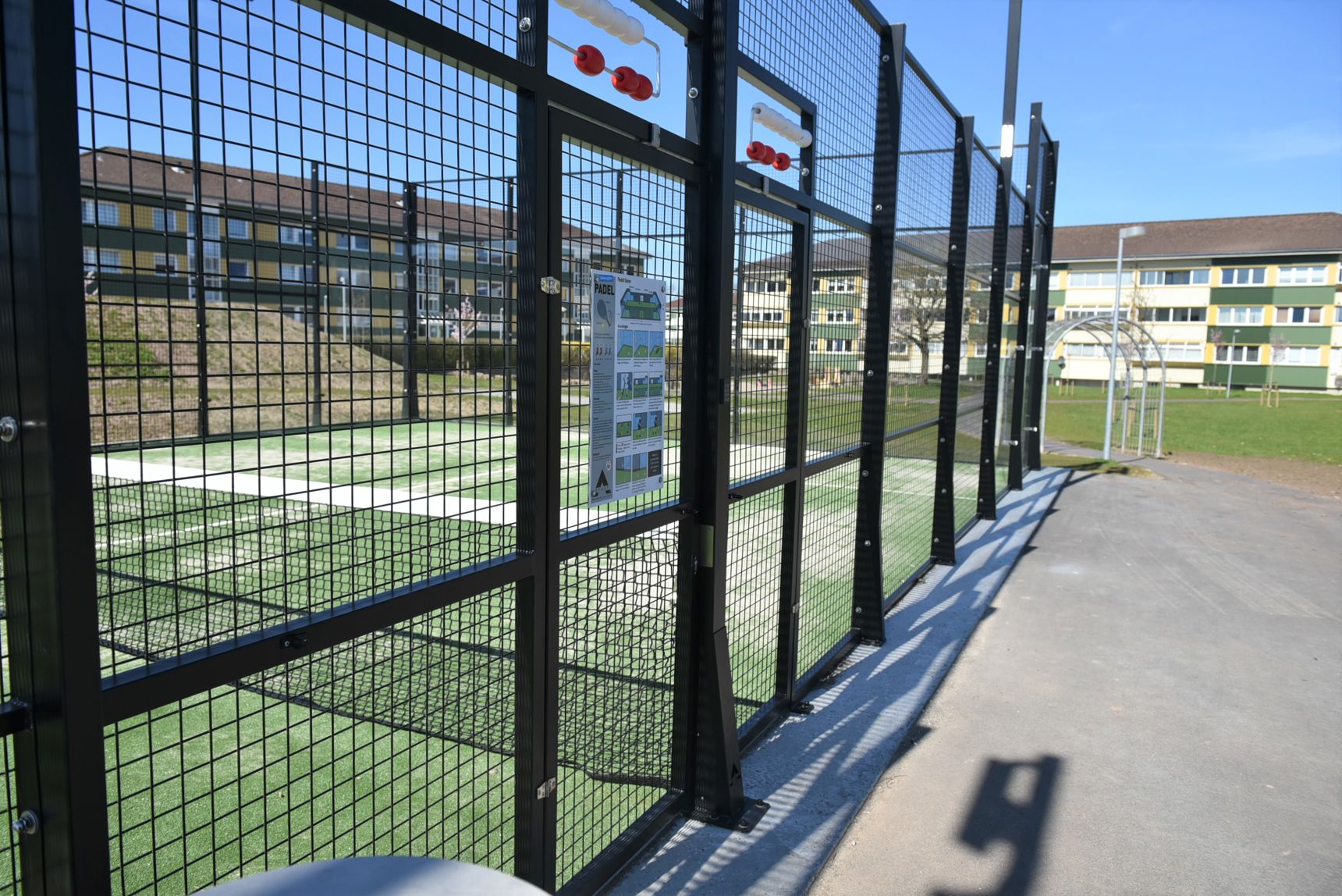Padelbanen i Nordbyen