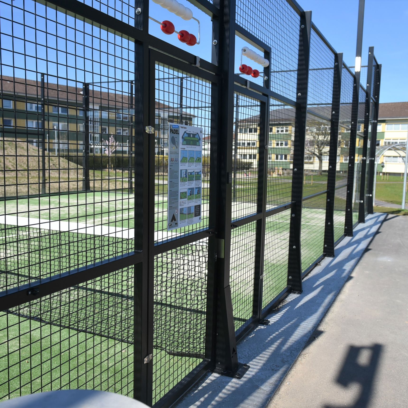Padelbanen i Nordbyen
