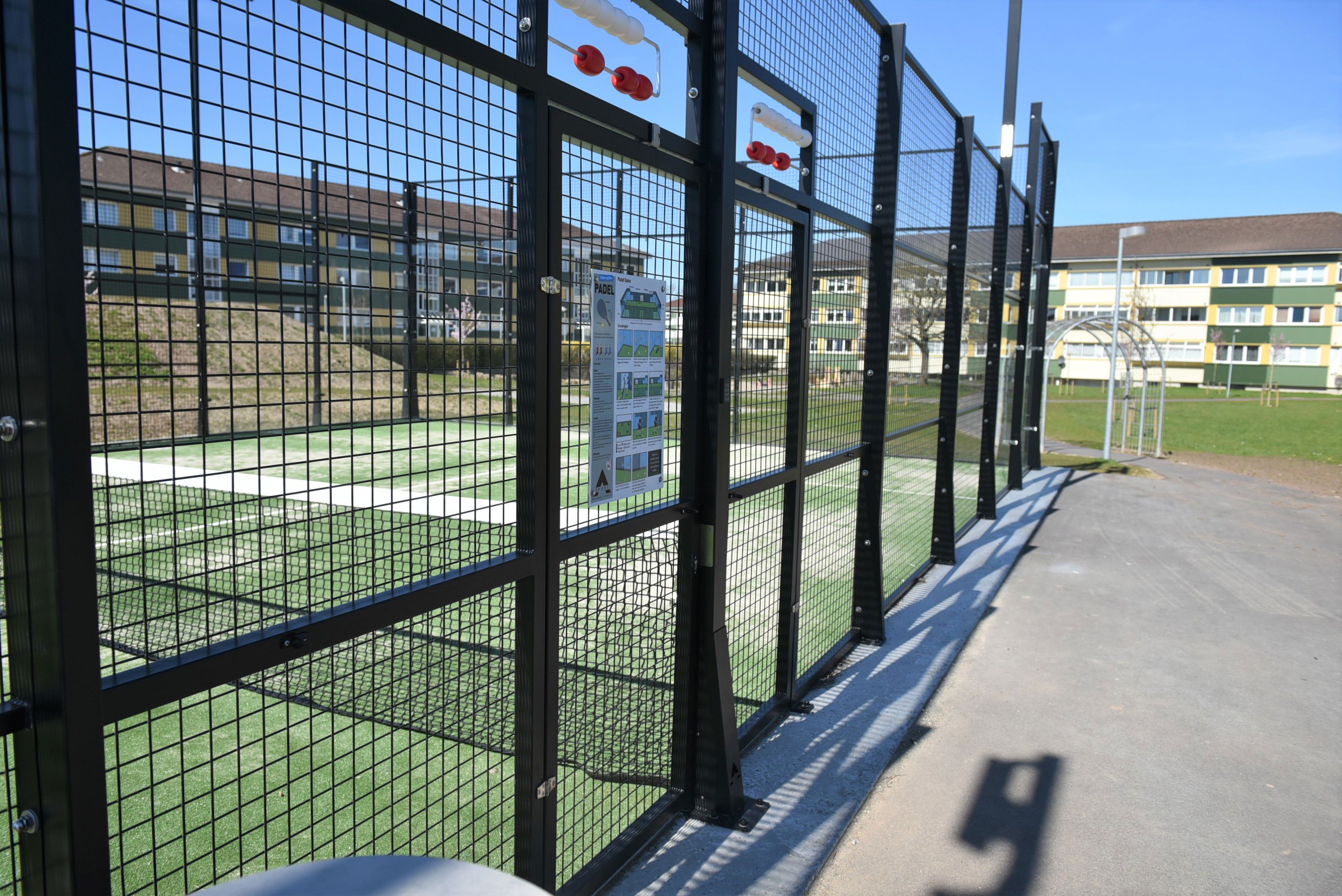 Padelbanen i Nordbyen